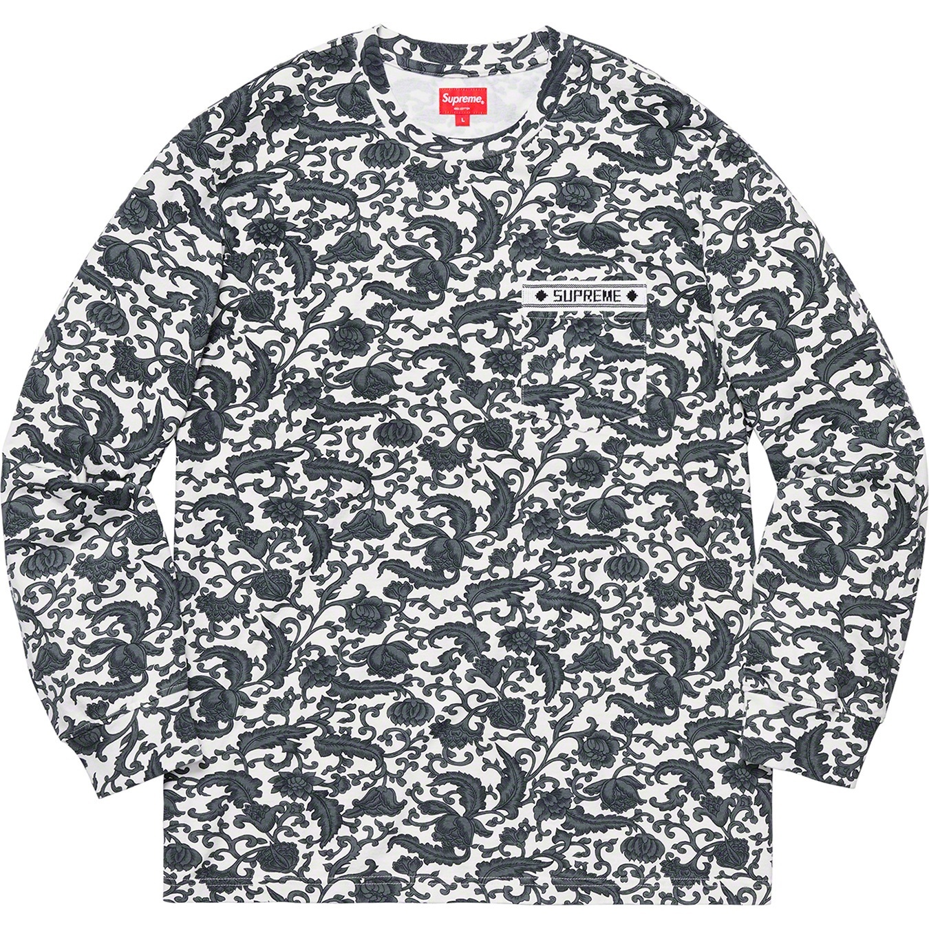 Damask L/S Top view 4
